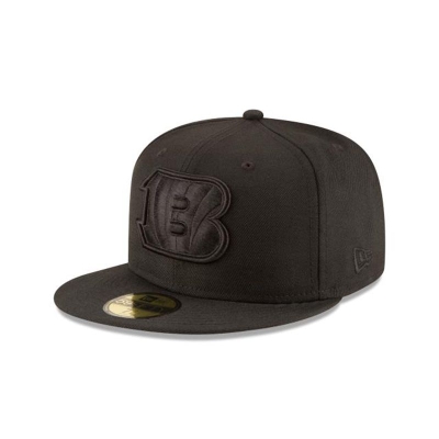 Sapca New Era Cincinnati Bengals NFL Black On Black 59FIFTY Fitted - Negrii